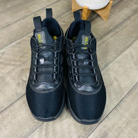 🚨‼️Final Sale‼️Nike Jordan Air Max 200 XX Black Dynamic Yellow Sneakers 6 - Picture 3 of 7